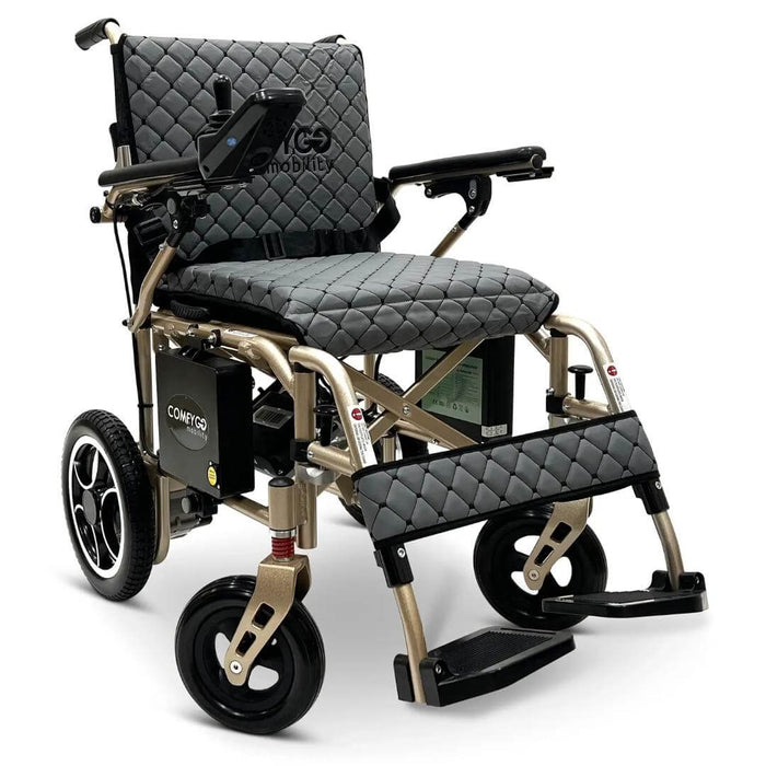 ComfyGo X-7 Lightweight Foldable Electric Wheelchair for Travel