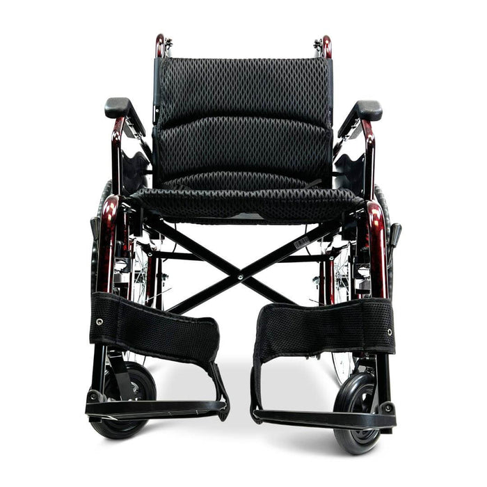 ComfyGo X-1 Lightweight Manual Wheelchair with Quick-Detach Wheels