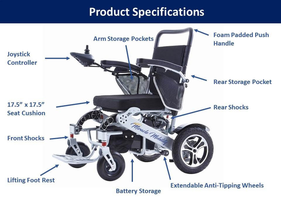 Miracle Mobility Platinum 8000 Electric Wheelchair