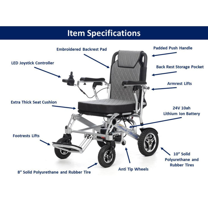 Miracle Mobility Silver 6000 Plus Electric Wheelchairs