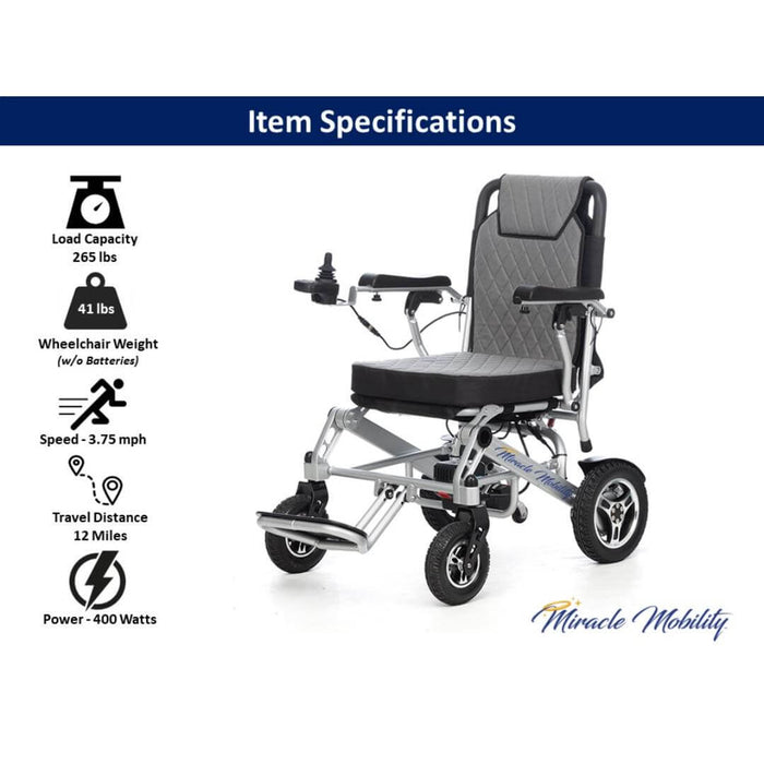 Miracle Mobility Silver 6000 Plus Electric Wheelchairs