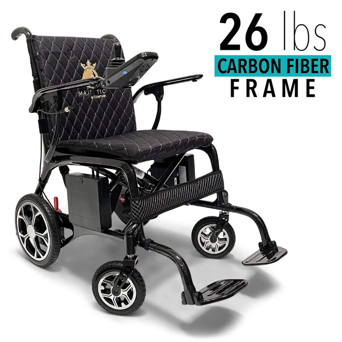 ComfyGo Phoenix Carbon Fiber Electric Wheelchair: Lightweight, Long-Range, Airline Approved