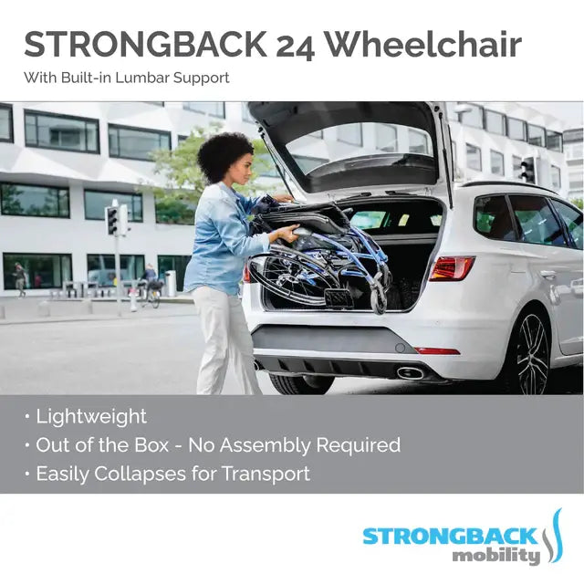 Strongback Mobility Comfort : 24 Wheelchair