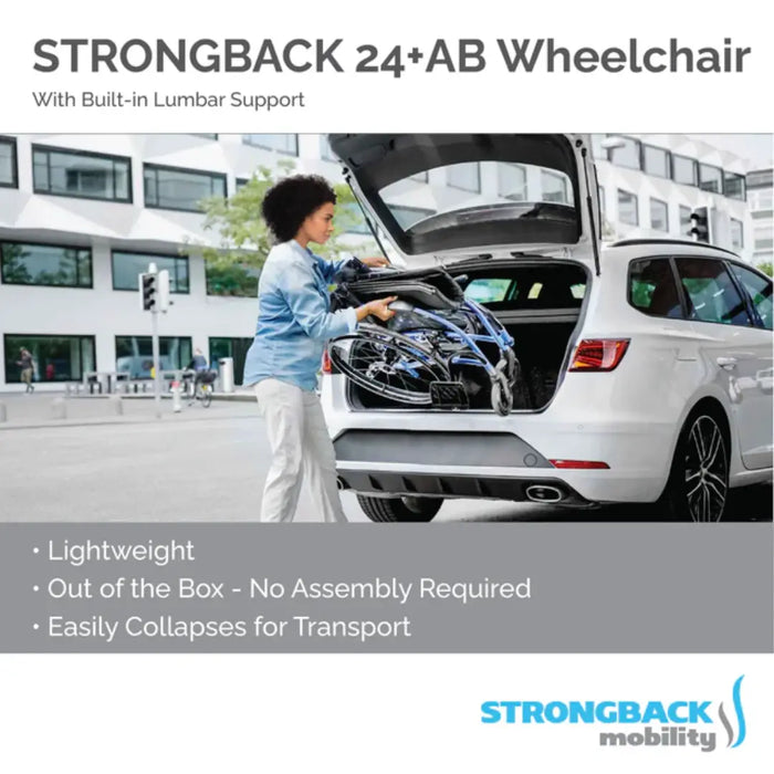 Strongback Mobility Comfort : 24+AB Wheelchair