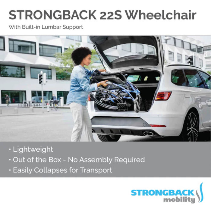 Strongback Mobility Comfort Small : 22S Wheelchair