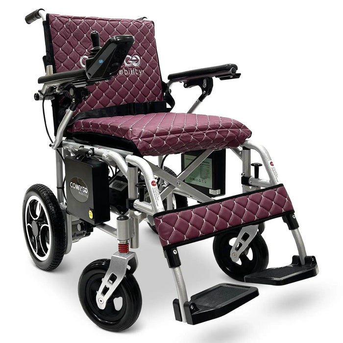 ComfyGo X-7 Lightweight Foldable Electric Wheelchair for Travel