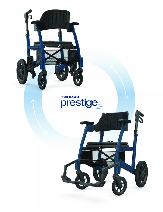 Triumph Prestige: All-in-One Rollator and Transport Chair