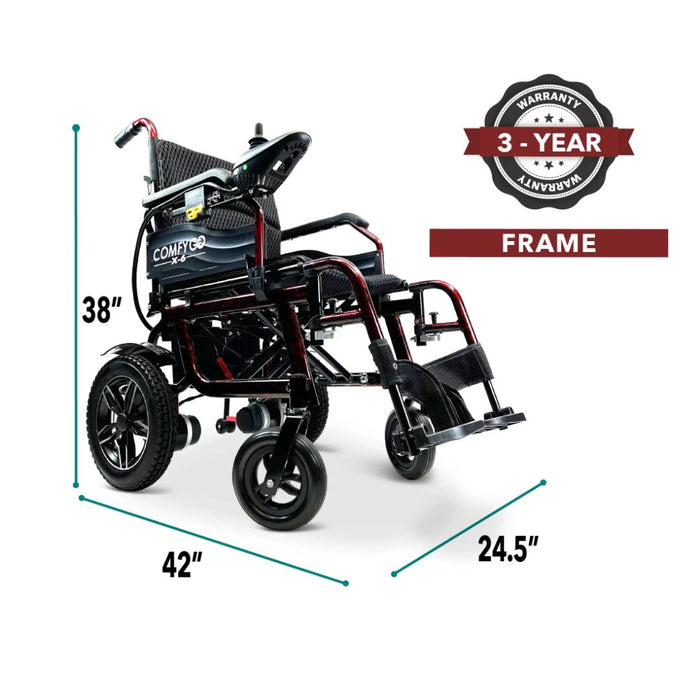 ComfyGO X-6 Lightweight Electric Wheelchair