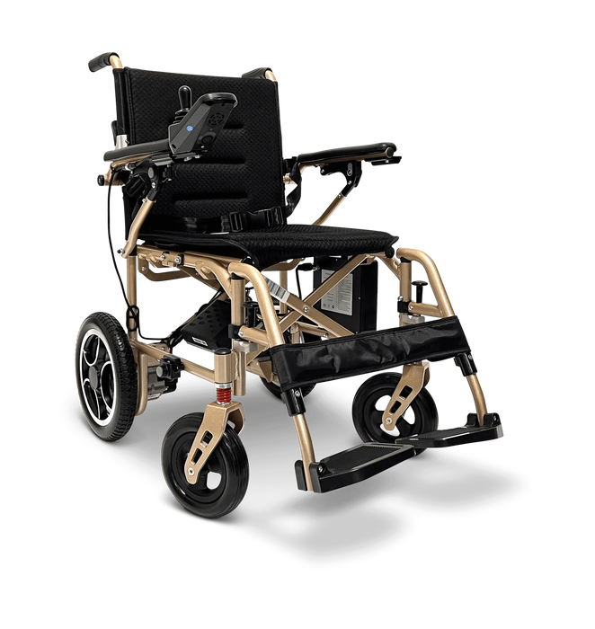 ComfyGo X-7 Lightweight Foldable Electric Wheelchair for Travel