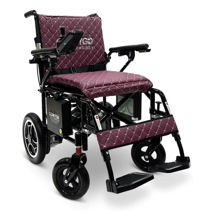 ComfyGo X-7 Lightweight Foldable Electric Wheelchair for Travel