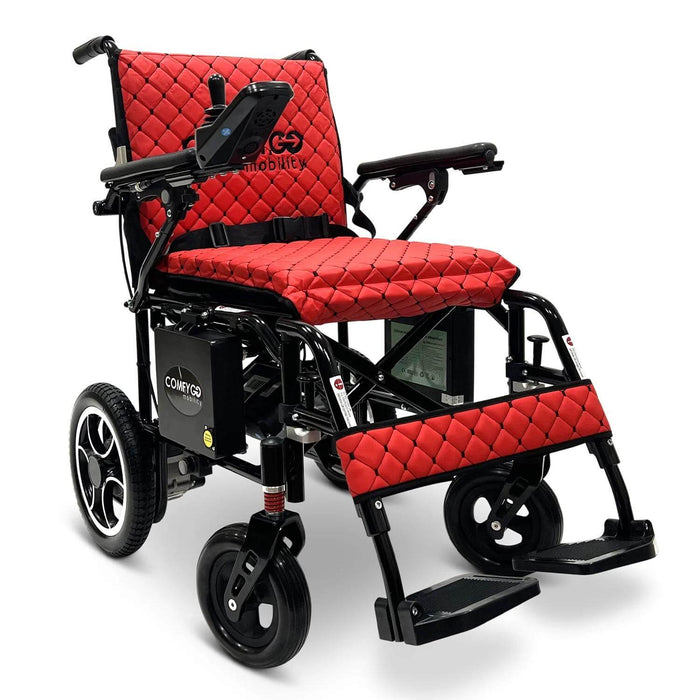 ComfyGo X-7 Lightweight Foldable Electric Wheelchair for Travel