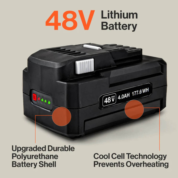 SuperHandy 48V 4Ah Lithium Ion Battery - For 48V Battery Systems